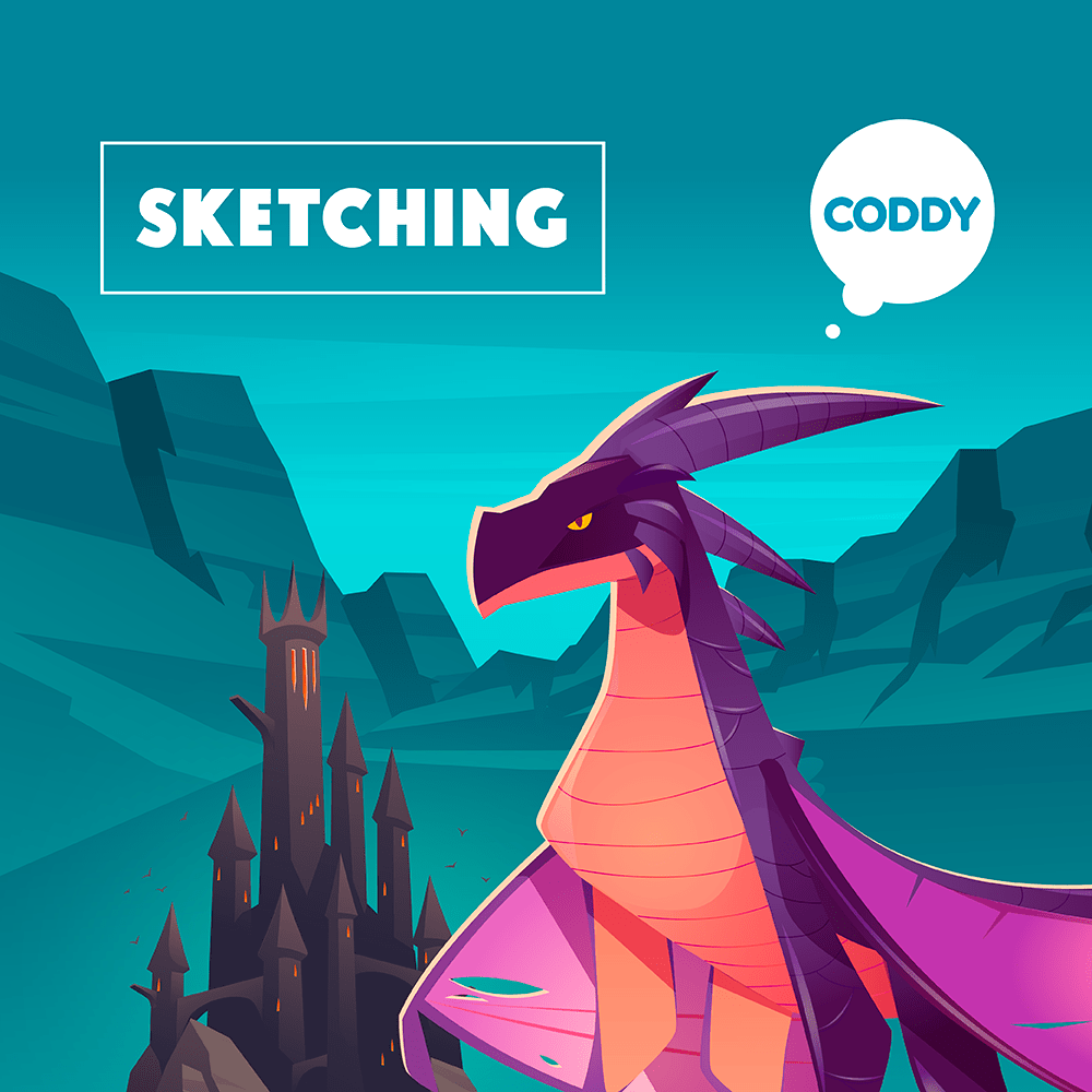 Sketching course – learning to draw sketches for children – Coddy School