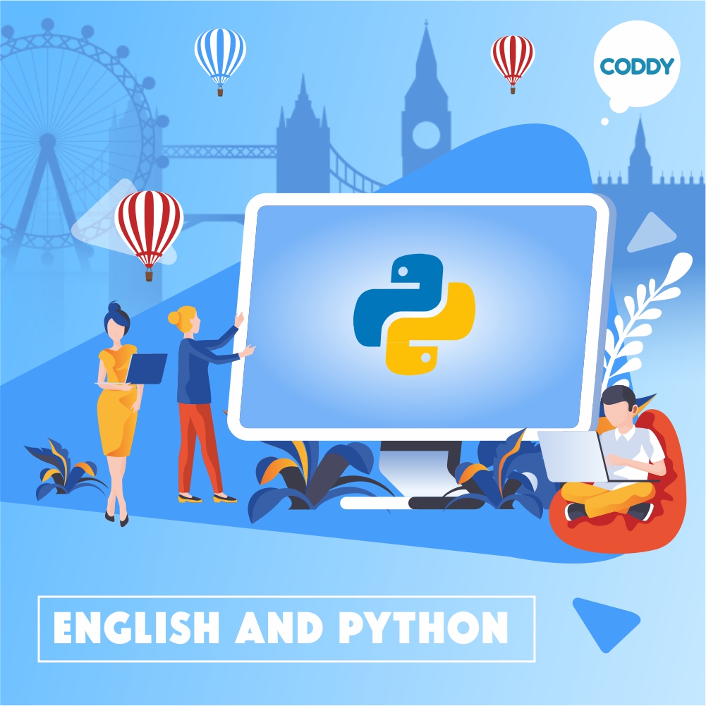 Technical English for Children: Python course in English at Coddy School